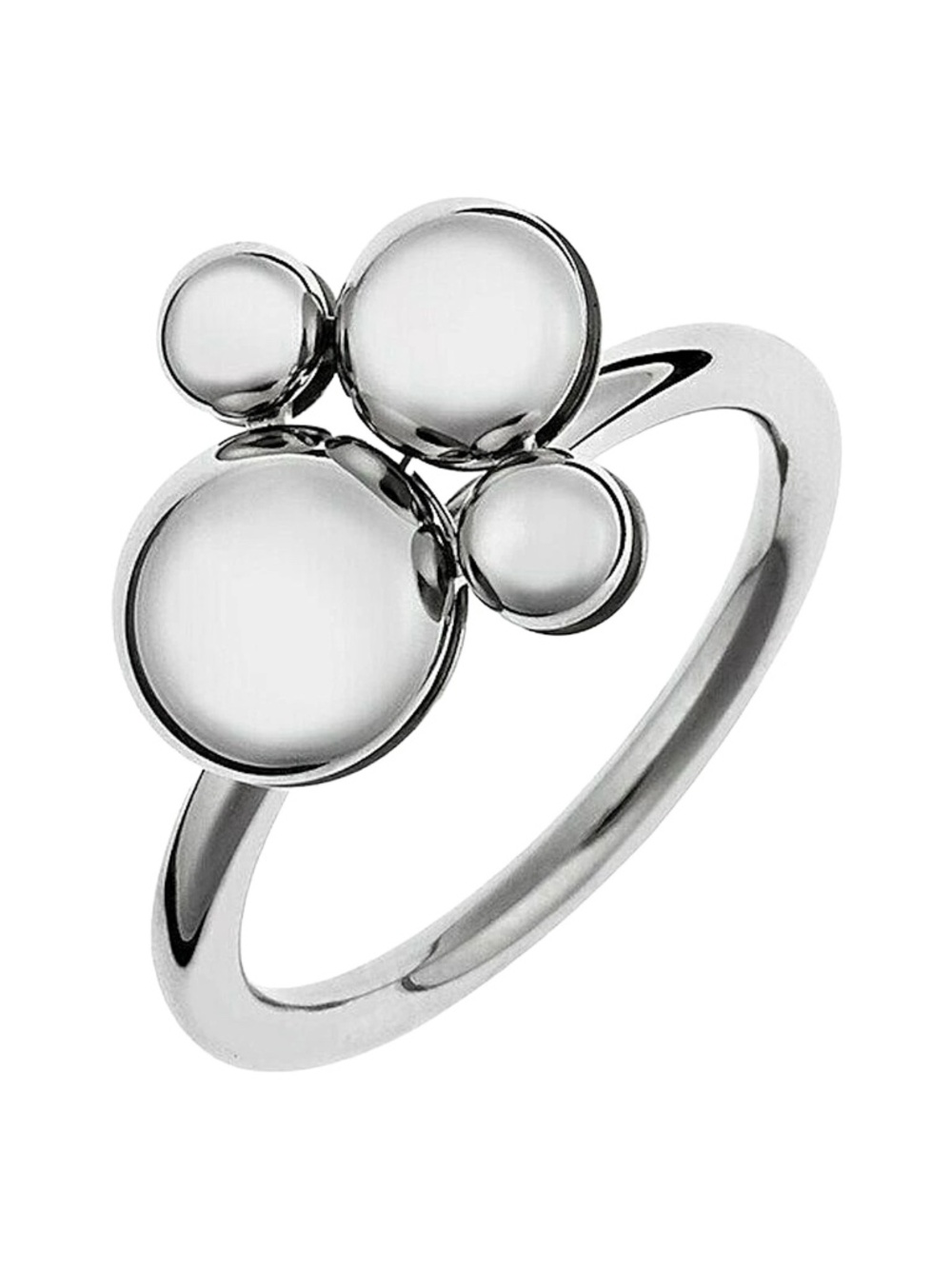 NWT Calvin Klein Silver "Bubble" Swivel Fidget Ring